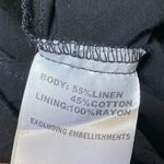 Princess Polly Women's Black Linen Elastic Waist Casual Lounge Shorts Size 4 Photo 4