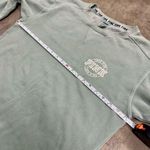 PINK Victoria's Secret dusty vintage wash turquoise teal sweatshirt Blue Size XS Photo 4