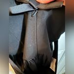 Vera Wang White Black Cocktail Halter Drop Waist Mini Dress with Bow Detail Size 0 Photo 7