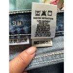 Cruel Girl Slim Caroline Medium Wash Factory Faded Embroidered Pockets Jeans 11L Photo 5