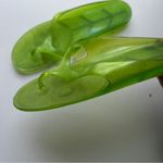Lime Green Summer Flip Flops Size 8 Photo 1