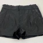 Tart Collections Black Leather Shorts Photo 0