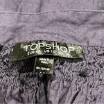 Topshop Lightweight Blue Embroidered Tassel Tank Top Women’s 10 Photo 2