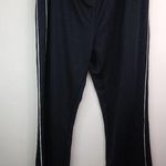 Champion  L Black White Stripe Athletic Pants Photo 0