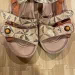 L'Artiste Spring Step Payokya Metallic Sandals Size EU 40 Artsy Tan Orange Photo 8