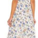 Revolve Heartloom Dress Prairie Floral White Blue M Smocked Photo 1