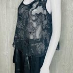 Victoria's Secret Nwt  Vintage silky sheer short sleeve shirt pajama set medium b Photo 3