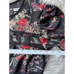 Urban Outfitters  Black Floral Midi Dress with Short Sleeves Photo 6