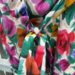 Topshop Floral Print Sleeveless Ruffle Minidress Size 2 | Floral Minidress Photo 7