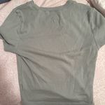 Me to We Sage Green Baby Tee Photo 2