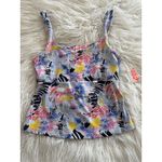 Free People Movement Never Better Long Tank Mystic Floral Combo Size Medium White Photo 5