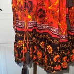 Free People  Casablanca Slip Printed Metallic Mini Dress Size Small Photo 8