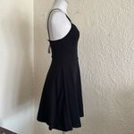 EXPRESS Black Strappy Skater Dress NWT Small Photo 6