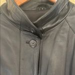 Ribak 100% Genuine Leather Black Longline Coat Jacket Women’s M (Fits XL/XXL) Size M Photo 12