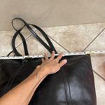 Patricia Nash Benvenuto leather XL tote bag Genuine leather silver hardware Photo 9