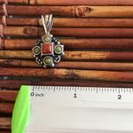 Lia Sophia Reversible Pendant Silver Tone Photo 2