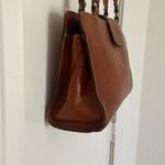 Patricia Nash Rienzo Top Handle Satchel Tan Leather Handbag Brown Photo 3