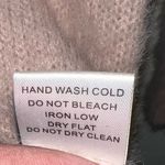 Iris Pink Cowl Neck Mini Sweater Dress Women’s Size Large Photo 4