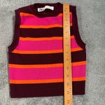 ZARA Vibrant Pink and Orange Knit Top Photo 5