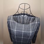 Loft Belted Dress Gray 3/4 Sleeve Size M Photo 2