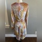 Adam Lippes NWT  Burnout Velvet Dress Size 4 Silk Blend Pastel Multicolor Photo 6