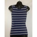 asos Maternity Viscose Striped Tank Top Size 2 Blue Photo 6