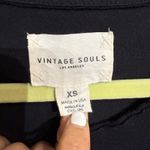 Free People Vintage Souls Black Manifest Oversized Muscle Shirt Sz XS Photo 4