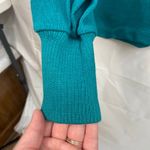 Umbro Vintage The Choice of Champions adult teal embroidered v-neck sweater M Photo 1