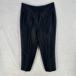 Yves Cossette Depeche Mode Silk Floral Embroidered‎ Beaded High Rise Crop Pant Black Size 10 Photo 12