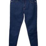 Tahari Chloe Tummy Tuck Skinny Jeans Fit Solution Blue Stretch Denim Size 10 Photo 0