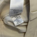 Mother High Waisted Egret Tunnel Vision Pleated Prep Faux Leather Pants White Size 25 Photo 6