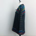 Liz Wear Claiborne Vintage Ski Sweater Womens Medium Black Photo 4