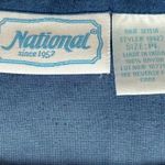 Vintage National 100% Rayon Blue Floral Midi Dress sz XL Beach Hawaii Vacation Photo 7