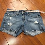 AG Adriano Goldschmied  Women’s The Carrie Raw Hem Jean Shorts Size 26 Photo 8
