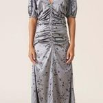 Ganni  Silk Stretch Satin Dress Size Small NWT Photo 0