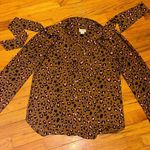 J.Crew Cheetah Leopard Animal Print Business Casual Dress Blouse Photo 0