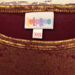 LuLaRoe ‎ rust copper gold dusted Julia dress Photo 4