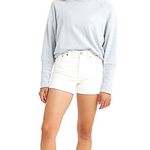 Levi's Levi’s | Mid Length White Denim Shorts | womens 28 Photo 0