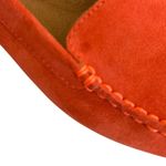 UGG  Australia Milana Water-Resistant Suede Shoes Loafers Leather Orange Size 5 Photo 5