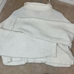 Arizona Jeans Arizona Jean Company White Knit Sweater with Zip Collar Photo 3