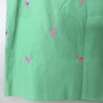 Brooks Brothers  Green Pencil Skirt with Flamingo Embroidery size 4 Photo 3