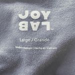 Joy Lab Womens Large Eggplant Purple Capri Lattice Hem Activewear Leggings Photo 5