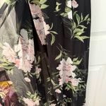 June and Hudson BNWT Black Floral Faux Wrap Maxi Dress Photo 2