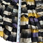 Diane Von Furstenberg  DVF 100% Silk Multicolor Ruffle Skirt Size 8 Photo 1
