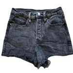 Old Navy Women's Black Distressed Jean Shorts Casual Beach Vacation Wear Size 0 Photo 0