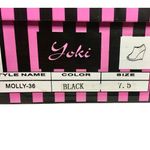 Yoki Tribal Print Peep Toe ankle Wedge Heels Photo 2