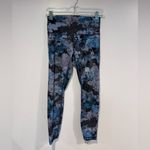 Lululemon Blue and Purple camo wunder under leggings Photo 1