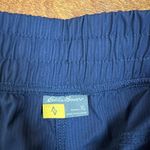 Eddie Bauer  Pants Womens XL Navy Pull‎ On Nylon Hiking Ruched Outdoor Drawstring Photo 8