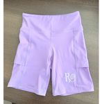 Farmers Market Bike Shorts High Waist Athletic Pocket tennis ball Lavender XS Purple Size undefined Photo 0