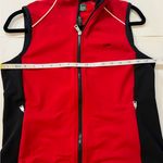 Ralph Lauren Lauren Active Red & Black Zip-Up Vest Size M Golf Active Preppy Photo 4